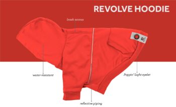 Revolve hoodie features